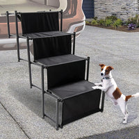 Folding Dog Car Boot Steps Ladder Lightweight Strong Pet Stairs