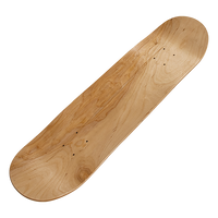 7 Layers Skateboard Deck Natural Wood Maple Double Concave Blank Skate Board DIY