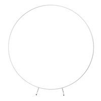 2M Wedding Hoop Round Circle Arch Backdrop Flower Display Stand Frame Background