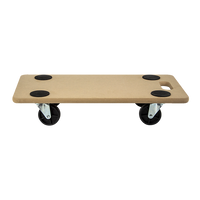 200kg Heavy Duty Hand Dolly Furniture Wooden Trolley Cart Moving Platform Mover