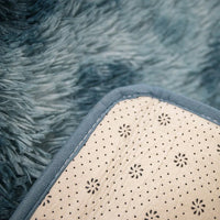 200x300cm Large Floor Soft Blue Fluffy Rug – Modern Area Carpet for Bedroom & Lounge