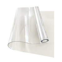 PVC Tablecloth Protector 107X213.4CM Clear Plastic Table Cloth Cover Transparent