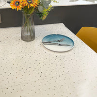 PVC Tablecloth Protector 107X213.4CM Clear Plastic Table Cloth Cover Transparent