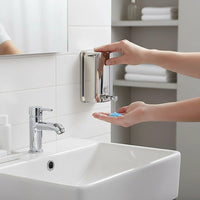 304 Stainless Steel Commercial Liquid Soap Hand Sanitiser Dispenser Wall Mount Bathroom Kitchen Office Hospital Restaurant 1000ml