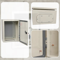 Carbon Steel Electrical Enclosure Box IP65 Wall Mount 400 x 300 x 200 mm