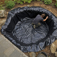 Fish Pond Liner 3 x 4.6m x 0.5mm Garden Pool Membrane Reinforced