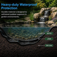 Fish Pond Liner 3 x 4.6m x 0.5mm Garden Pool Membrane Reinforced