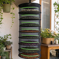 Herb Drying Rack Net 8 Layer Dryer Mesh Hanging Dryer Rack Zipper Dry Rack