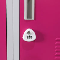 12-Door Locker for Office Gym Shed School Home Storage - 3-Digit Combination Lock