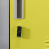 12-Door Locker for Office Gym Shed School Home Storage - Padlock-operated