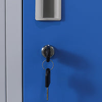 12-Door Locker for Office Gym Shed School Home Storage - Standard Lock with Keys