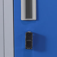 12-Door Locker for Office Gym Shed School Home Storage - Padlock-operated