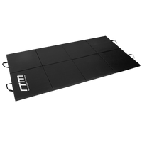 Folding Black Exercise Mat – Gymnastics, Martial Arts, Yoga, Karate & Judo Training
