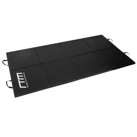 Folding Black Exercise Mat – Gymnastics, Martial Arts, Yoga, Karate & Judo Training