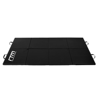 Folding Black Exercise Mat – Gymnastics, Martial Arts, Yoga, Karate & Judo Training