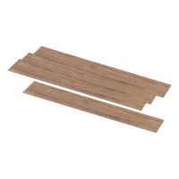 Vinyl Floor Tiles Self Adhesive Flooring Smoked Eucalyptus Wood Grain 16 Pack 2.3SQM