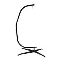 Hammock C Stand Solid Steel Construction for Hanging Air Porch Swing Chair