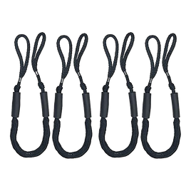 4 Pack Marine Bungee Dock Line Boat Mooring Rope Anchor Cord Stretch