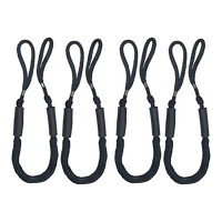 4 Pack Marine Bungee Dock Line Boat Mooring Rope Anchor Cord Stretch