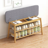 Shoe Stool Storage Rack Cabinet Multifunctional Space Saving