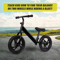 Kids Balance Bike Ride On Toys Push Bicycle Wheels