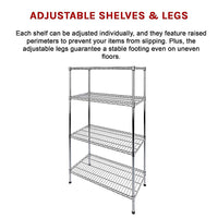 Modular Wire Storage Shelf 1200 x 450 x 1800mm Steel Shelving