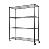 Modular Wire Storage Shelf 1200 x 450 x 1800mm Steel Shelving