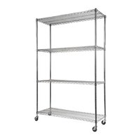 Modular Wire Storage Shelf 1500 x 600 x 1800mm Steel Shelving