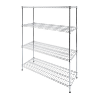 Modular Wire Storage Shelf 1500 x 450 x 1800mm Steel Shelving