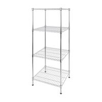 Modular Wire Storage Shelf 600 x 600 x 1800mm Steel Shelving