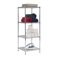 Modular Wire Storage Shelf 600 x 600 x 1800mm Steel Shelving