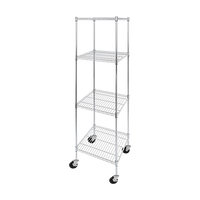 Modular Wire Storage Shelf 600 x 600 x 1800mm Steel Shelving