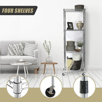 Modular Wire Storage Shelf 450 x 450 x 1800mm Steel Shelving