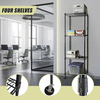 Modular Wire Storage Shelf 450 x 450 x 1800mm Steel Shelving