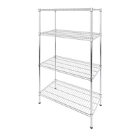 Modular Wire Storage Shelf 1200 x 600 x 1800mm Steel Shelving