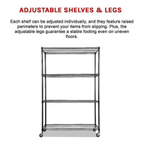 Modular Wire Storage Shelf 1500 x 350 x 1800mm Steel Shelving