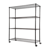 Modular Wire Storage Shelf 1500 x 350 x 1800mm Steel Shelving