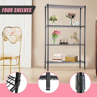 Modular Wire Storage Shelf 900 x 450 x 1800mm Steel Shelving