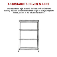 Modular Wire Storage Shelf 900 x 450 x 1800mm Steel Shelving