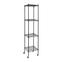 Modular Wire Storage Shelf 350 x 350 x 1800mm Steel Shelving