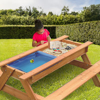 Sand & Water Wooden Picnic Table