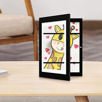 A4 Wooden Picture Frame For 50 Artworks Kids Art Display