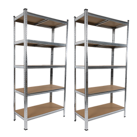 2 x 1.8M Garage Shelving Warehouse Rack Storage Shelves Pallet Racking