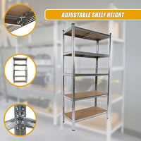 2 x 1.8M Garage Shelving Warehouse Rack Storage Shelves Pallet Racking