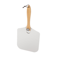 Metal Pizza Peel with Foldable Wood Handle