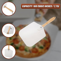 Metal Pizza Peel with Foldable Wood Handle