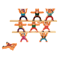 Balancing Stacking Blocks Educational Balance Wooden Acrobatic Toys Game