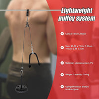 Fitness Pulley Set Gym Kit Tool Accessories Wire Rope