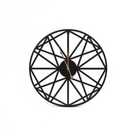 Large Metal Outdoor Wall Clock – Weather-Resistant for Garden and Home Decor