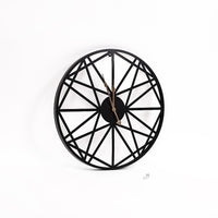 Large Metal Outdoor Wall Clock – Weather-Resistant for Garden and Home Decor